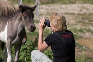 beim Fotoshooting